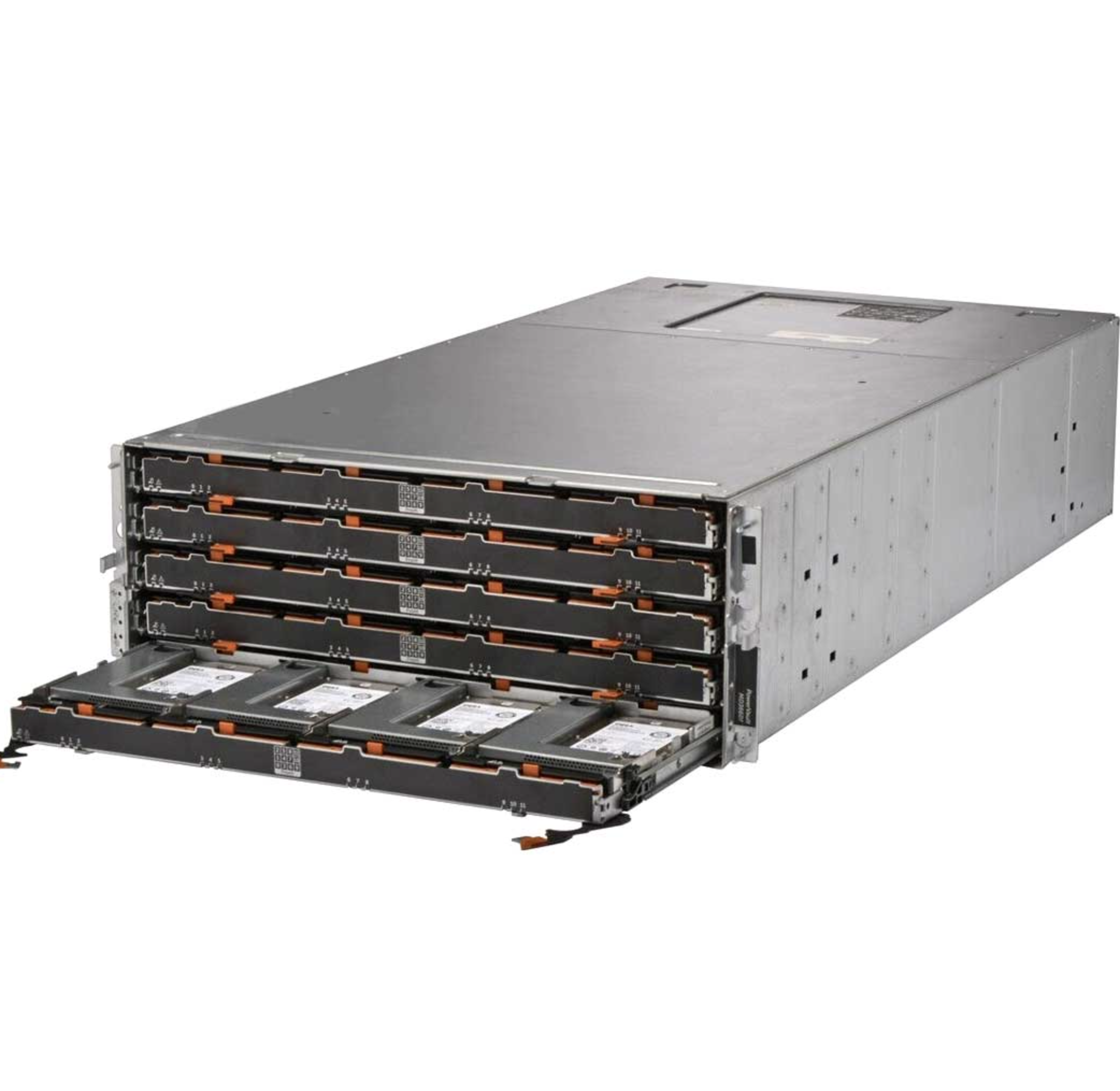Dell PowerVault MD3060E Disk Array – 2 x Controllers – 2 x Fans – 2 x PSU – 60 Bay LFF – Trays