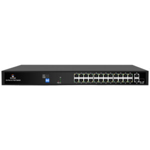 Scoop 24 Port Fast Ethernet PoE 250W 2 Gigabit 1SFP Switch